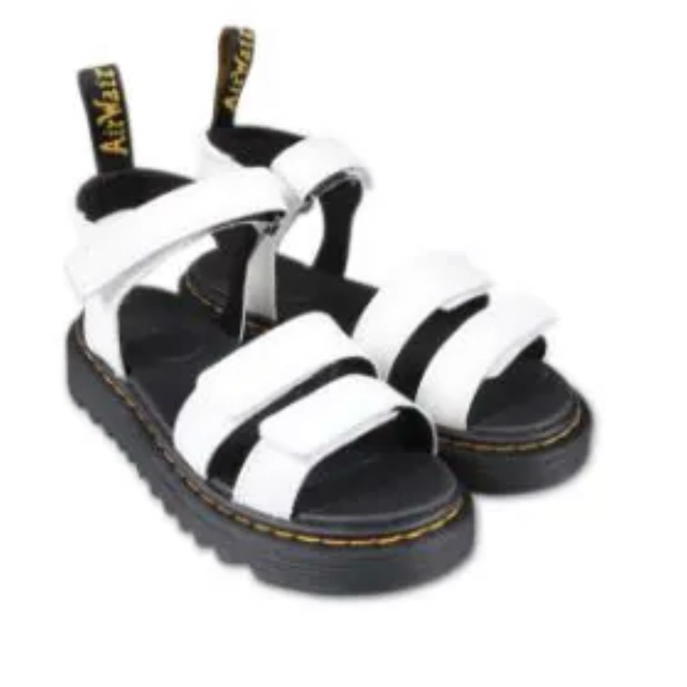 DR. MARTENS KLAIRE LEATHER STRAP SANDALS NWOT